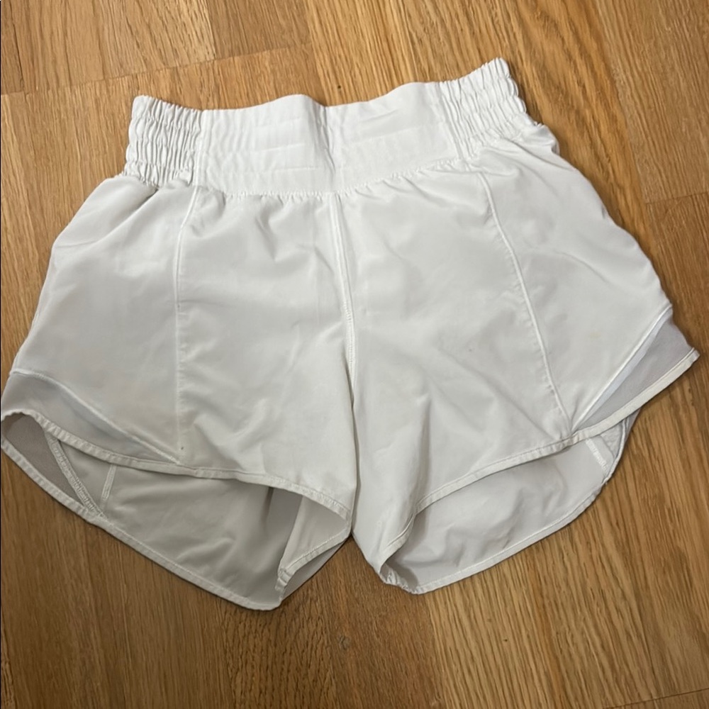 White Lululemon Women's Shorts
